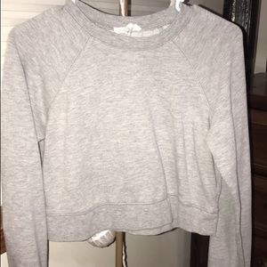 Cropped Gray Sweater